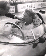 19/07/58 SIlverstone GP d'Inghilterra, Collins vittorioso sulla sua Ferrari.